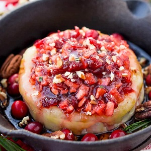 Apple Cranberry Baked Brie Apple Cranberry Baked Brie