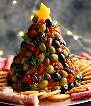 Antipasto Cheese Ball Christmas Tree Antipasto Cheese Ball Christmas Tree