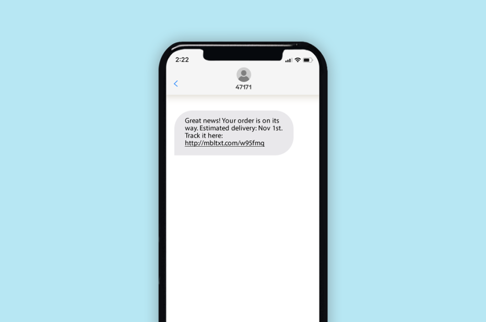Blog Image 07 1 Shipping / Delivery Notifications SMS Example