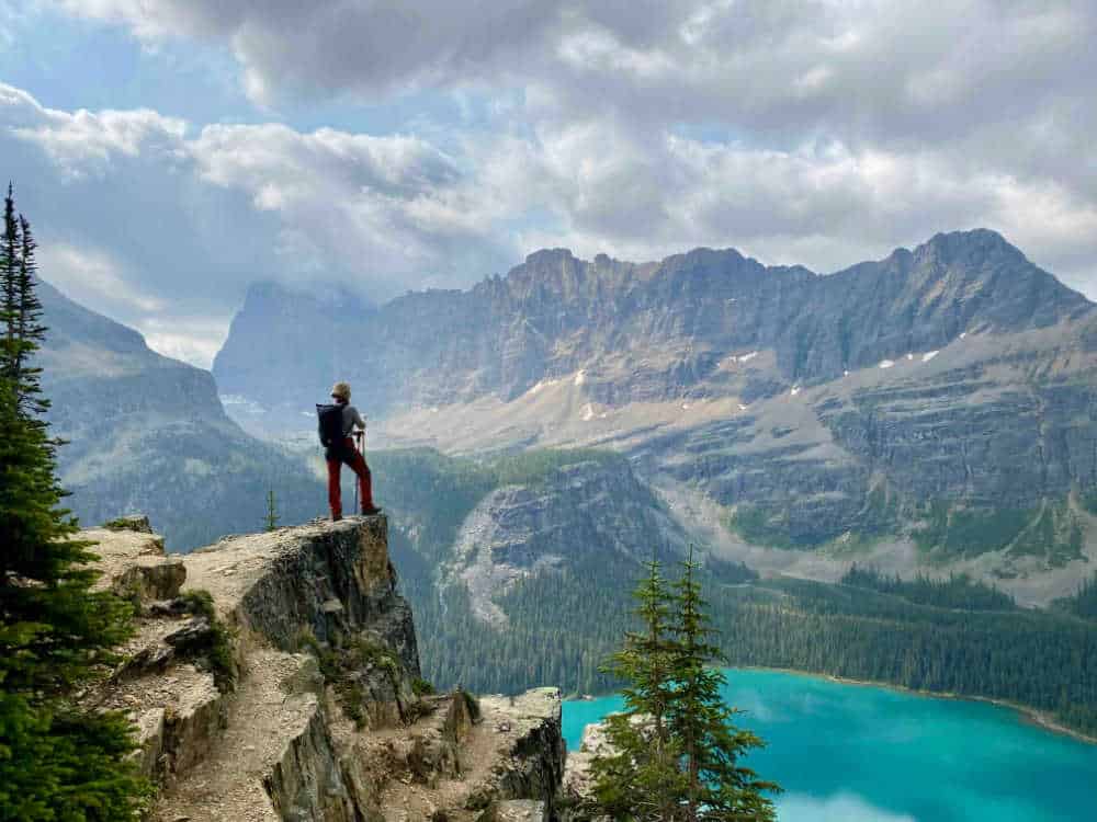hiker Lake O Hara