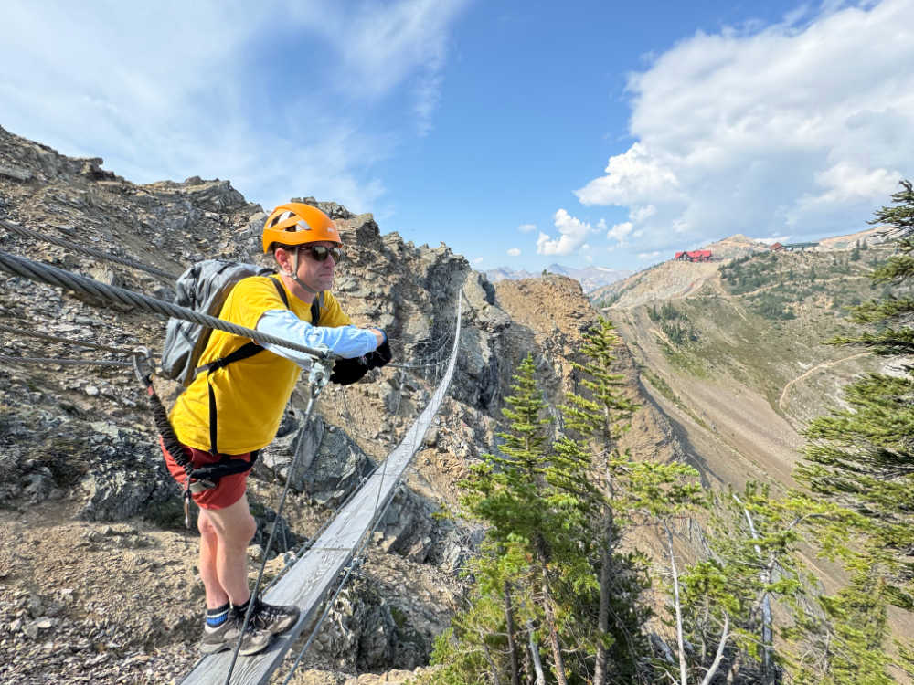 via ferrata kicking horse mountain resort