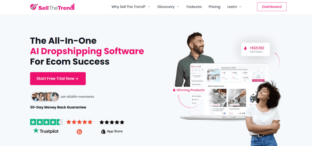 Sell The Trend homepage