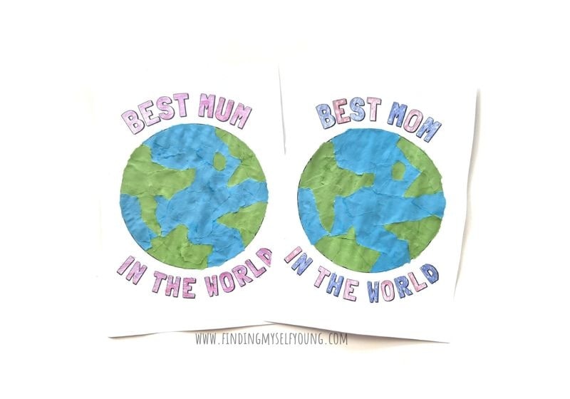 Best Mom {Mum} in the World...
